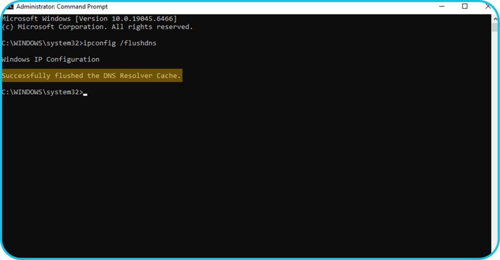 Flush DNS